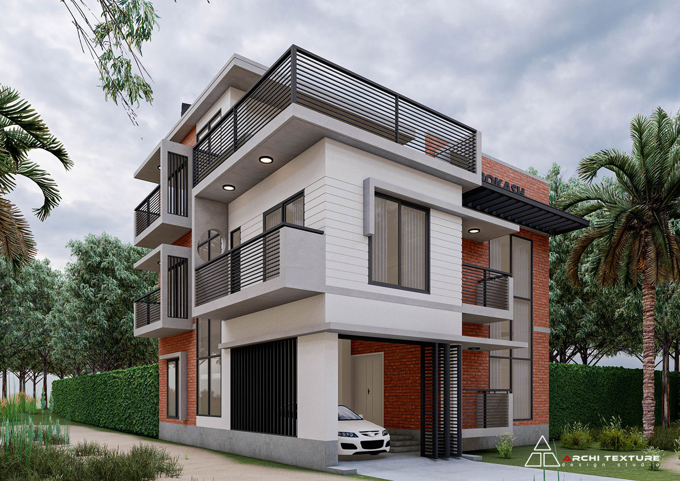 ARCHI TEXTURE architects & associate-Architectural Design-.Mr. Shobroto House (2)