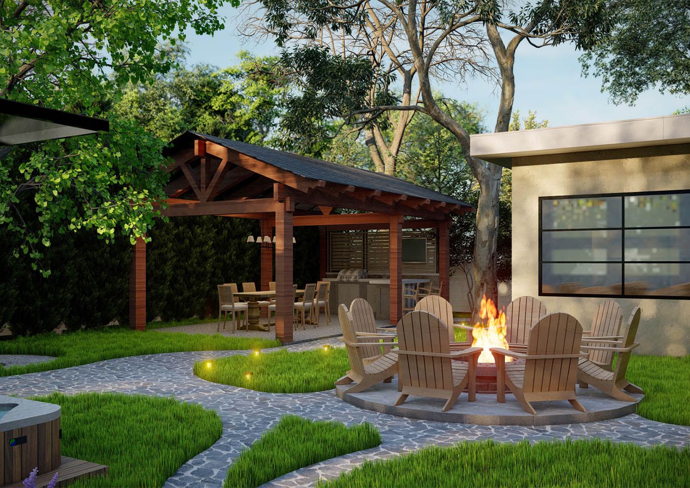 Mr. Jalal House Landscape